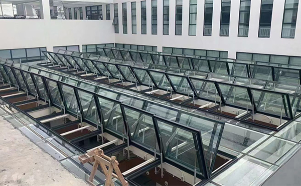 百安科技有限公司近期湟源排烟窗项目案例分享